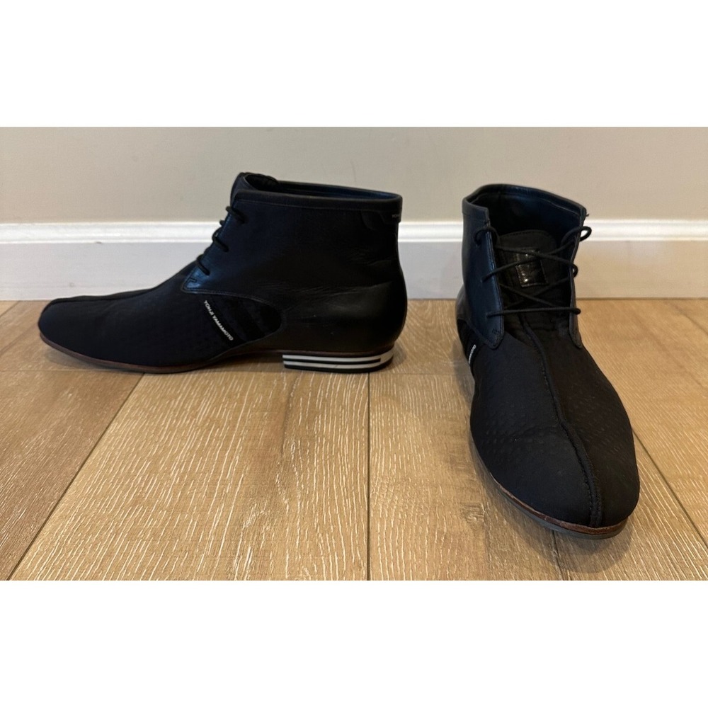 RARE Adidas x Yohji Yamamoto Y3 Desert Boot Sz 13‎ Leather AdiPRENE Black G45536